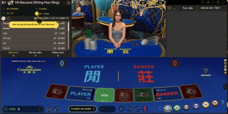 Chi tiết luật chơi Baccarat