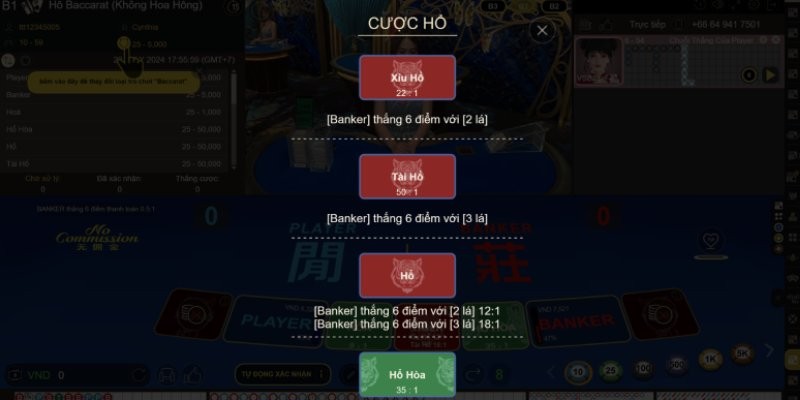 Luật chơi Baccarat cơ bản 