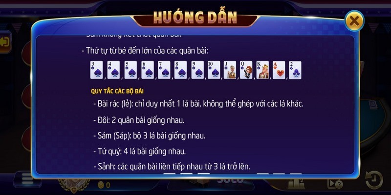 Thuật ngữ quan trọng trong cách chơi Sâm Lốc