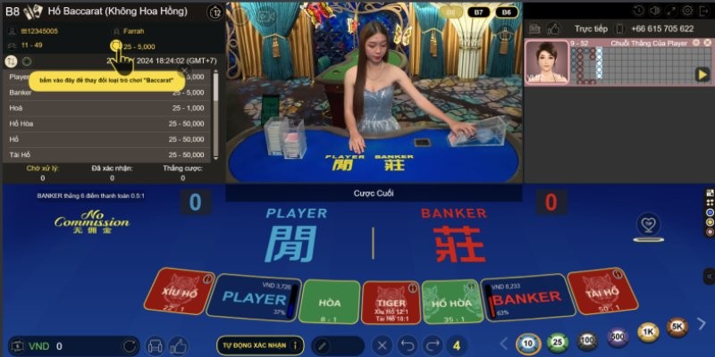 Thuật ngữ thường gặp trong Baccarat Wi88